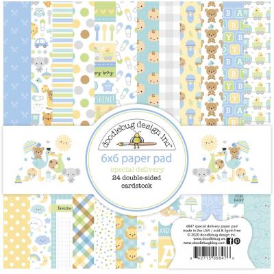Doodlebug Baby Boy Designpapier - Paper Pad